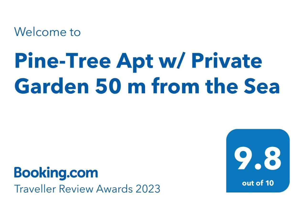 Pine-Tree Apt W/ Private Garden 50 M From The Sea Golem  Zewnętrze zdjęcie